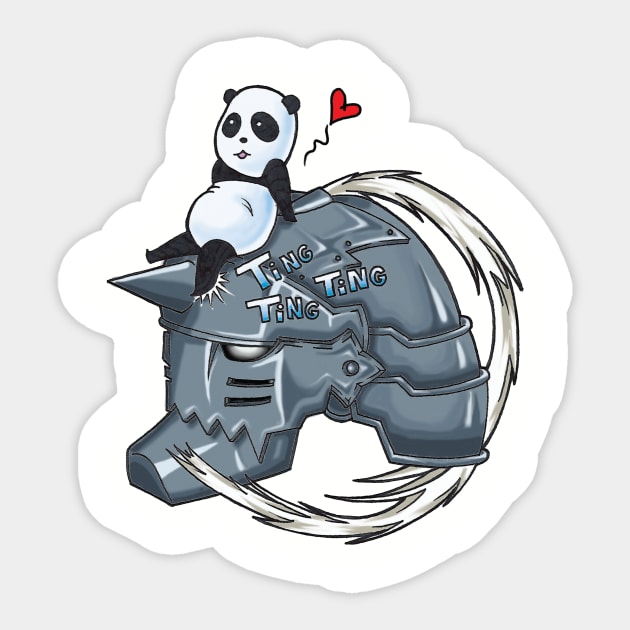 Fullmetal Xiao-Mei Sticker by AABDesign / WiseGuyTattoos